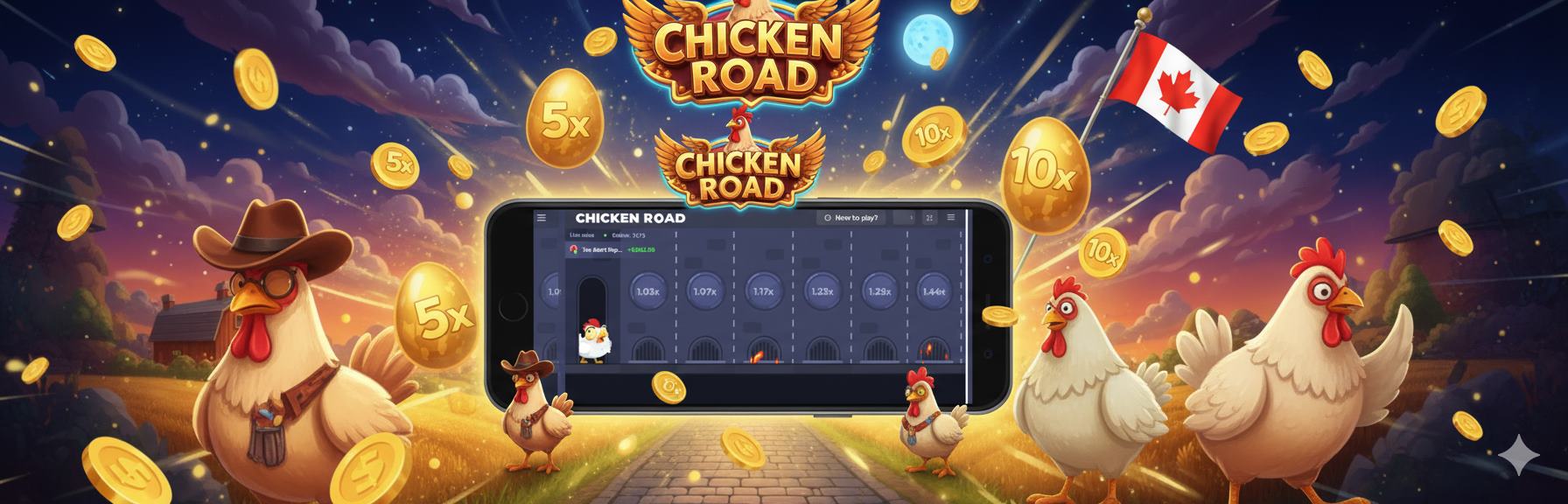 chicken road in canada photo